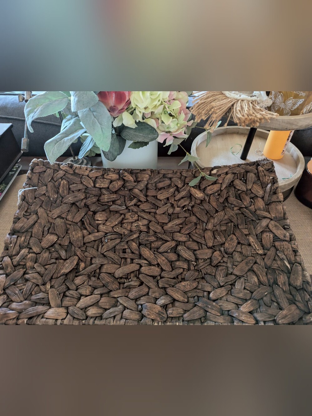 Woven Basket Tray